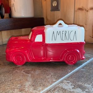 Rae Dunn “America” Truck Canister